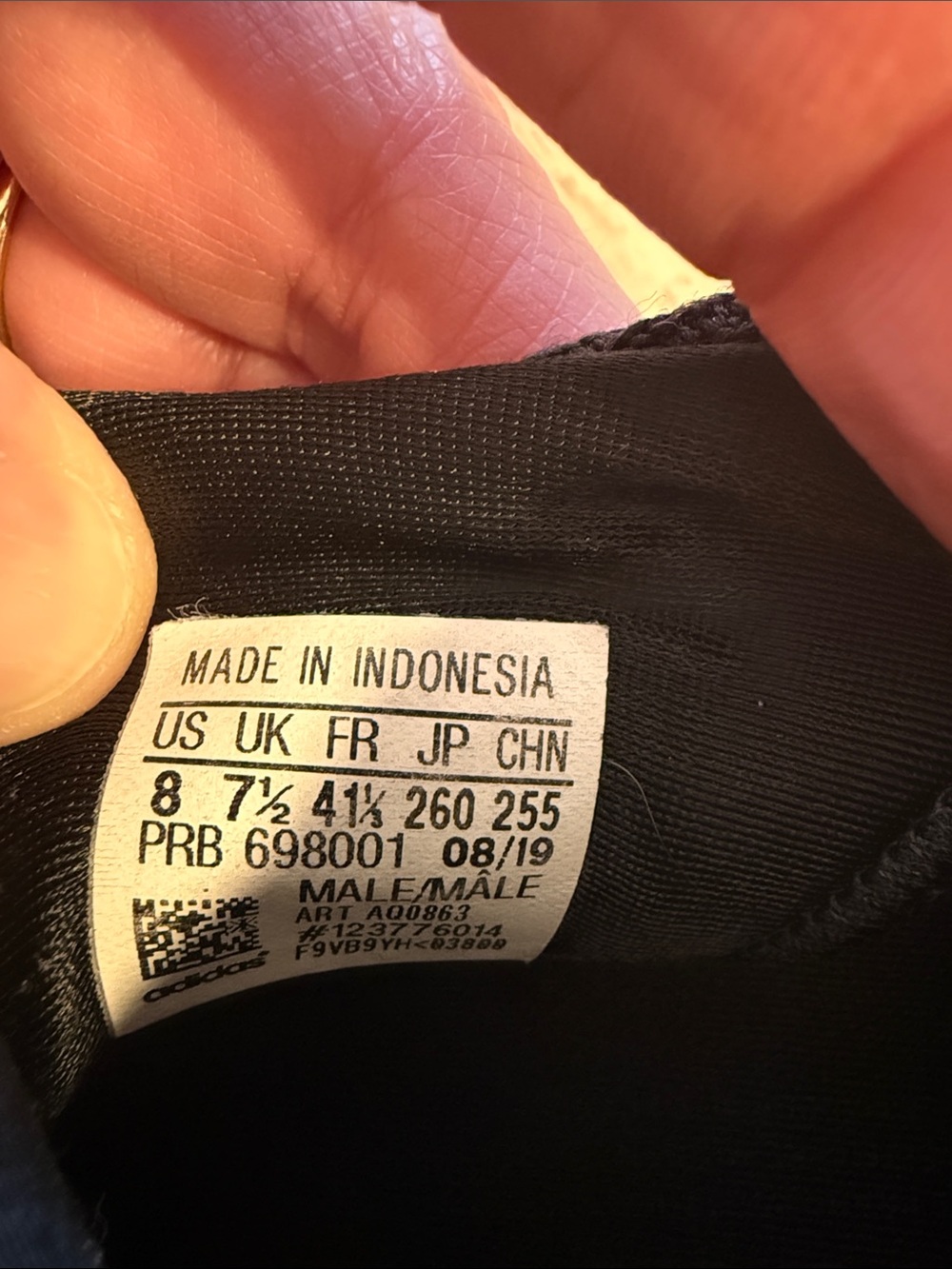 adidas Black Knit Lifestyle Sneakers - Picture 5 of 7